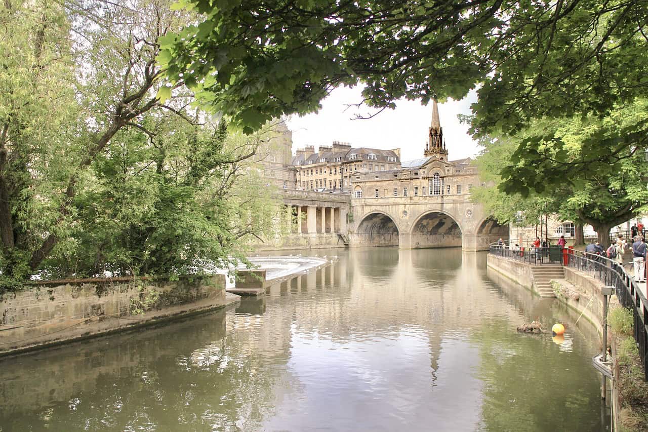 Pulteney Bridge in Bath Somerset
