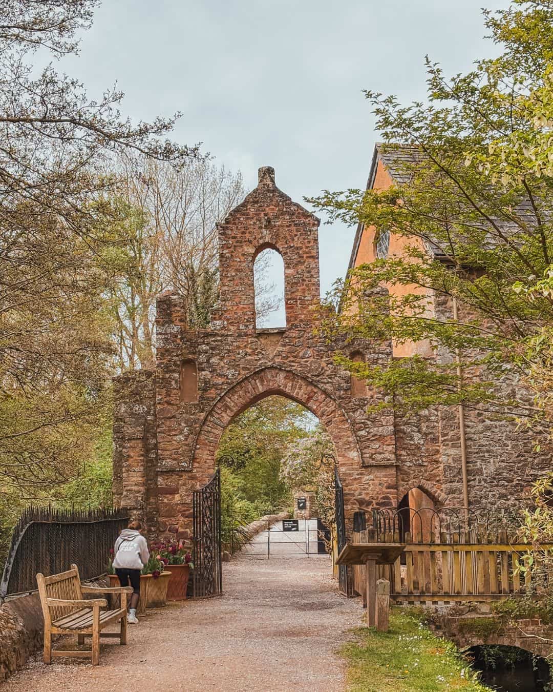 The water mill entrance at Dunster