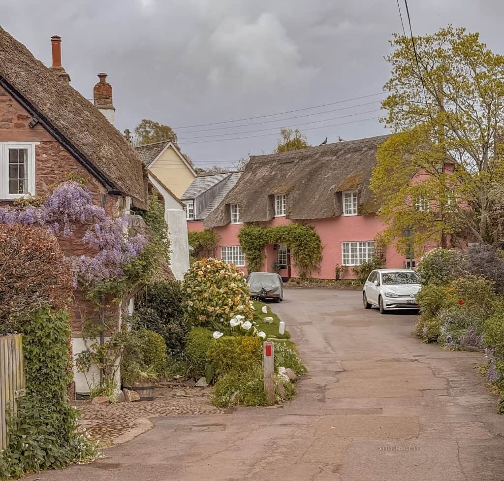 Beautiful cottages in Dunster, Somerset