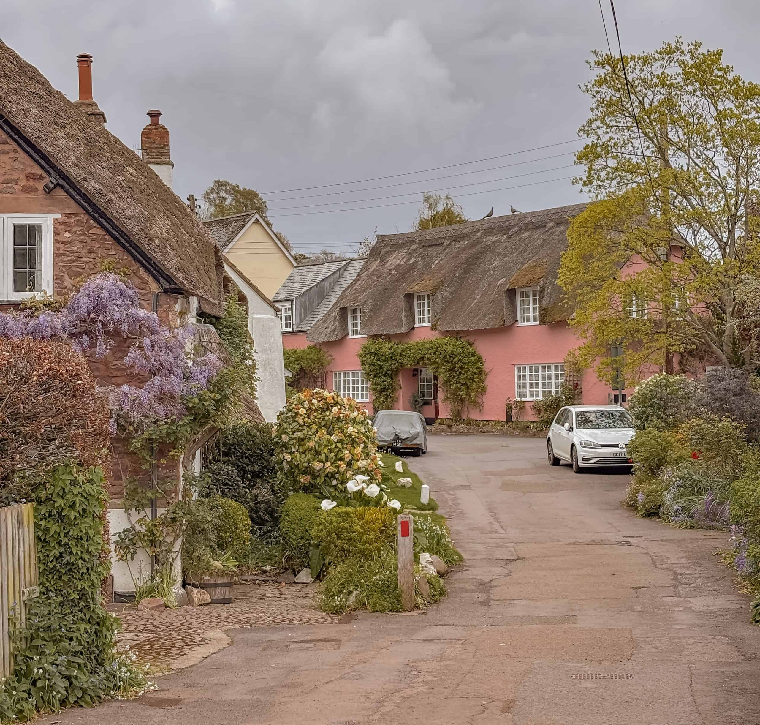 Beautiful cottages in Dunster, Somerset