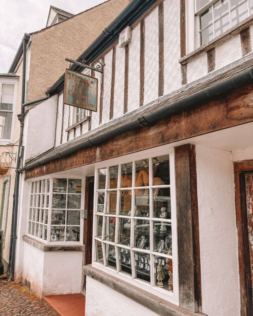 The Crooked Window - a charming shop in Dunster, Somerset