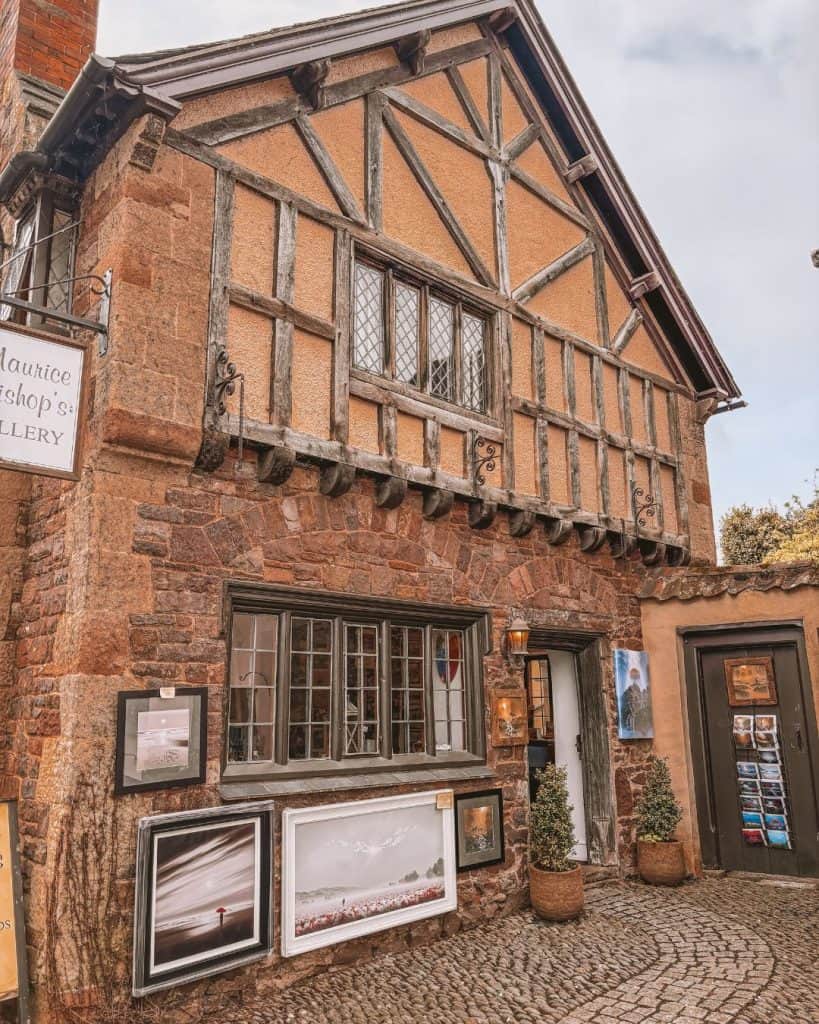 Medieval architecture for a gallery in Dunster, Somerset
