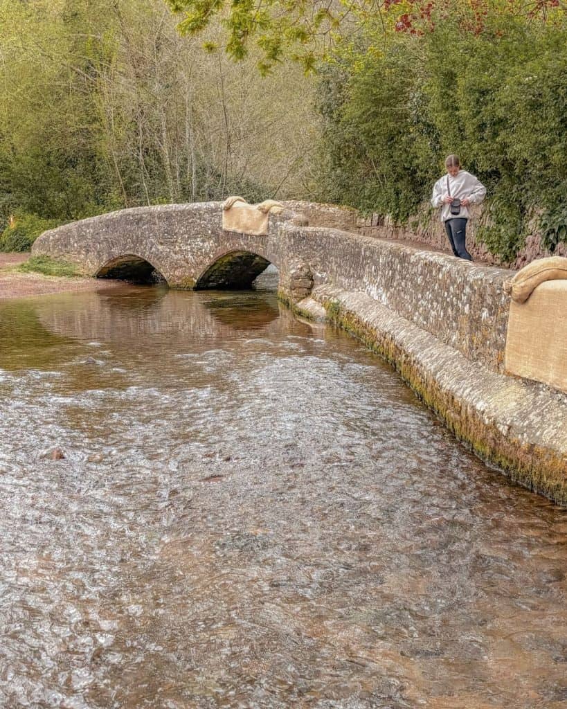 Gallox Bridge in Dunster - one of teh most picturesque spots in Somerset