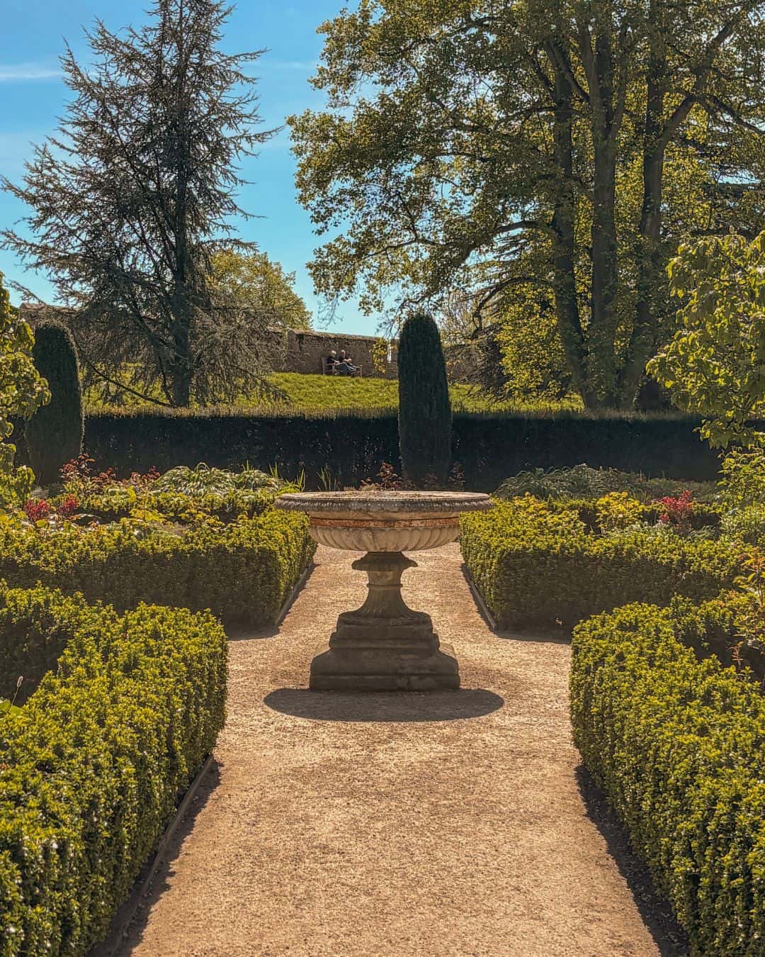 Bishop's Palace Gardens in Wells, Somerset
