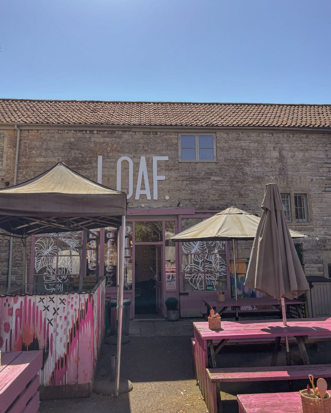 The lovely Loaf in the artisan quarter in Wells, Somerset