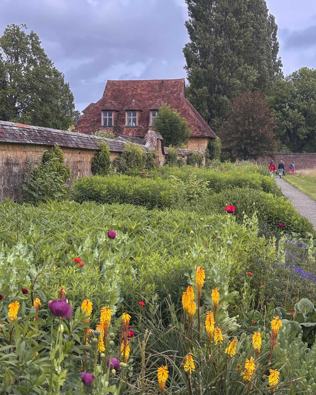 The beautiful gardens in bloom at Barrington Court in Somerset