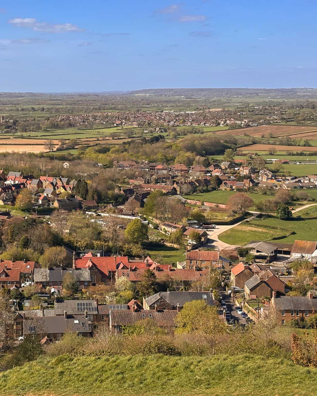 Fabulous views from Ham Hill Country Park in Somerset