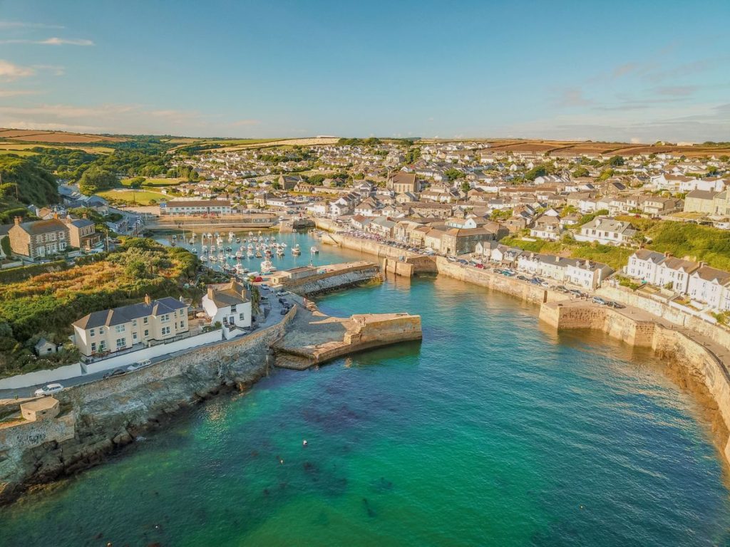 A beautiful sunny day in Porthleven, Cornwall